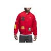 Adidas Originals Collegiate Badge Letterman Jacket with Cartoon Print Men Jackets Red IT6357