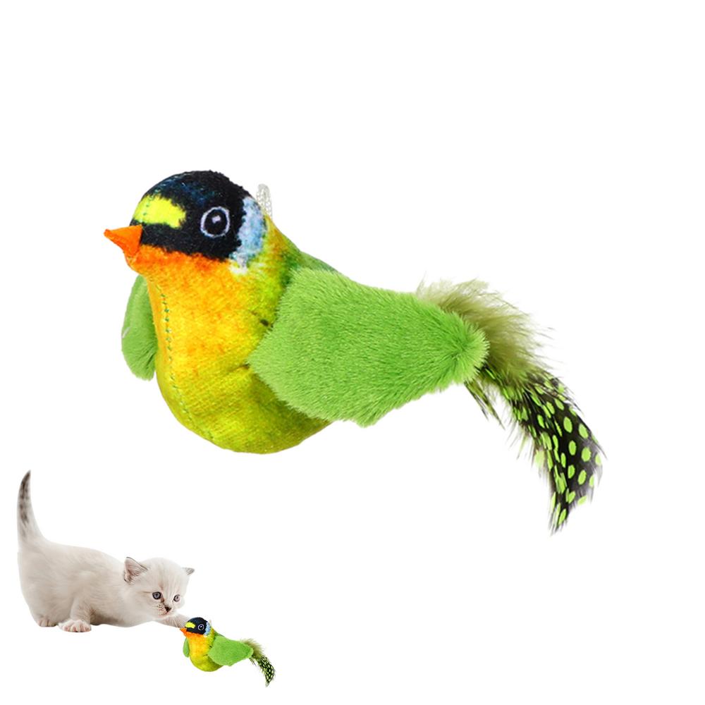 

Интерактивная игрушка для кошек-птиц, плюшевая игрушка для кошек, щебечущая автоматическая игрушка для кошек с писком, электронные игрушки для кошек для котят, скучающих кошек, домашняя страница
