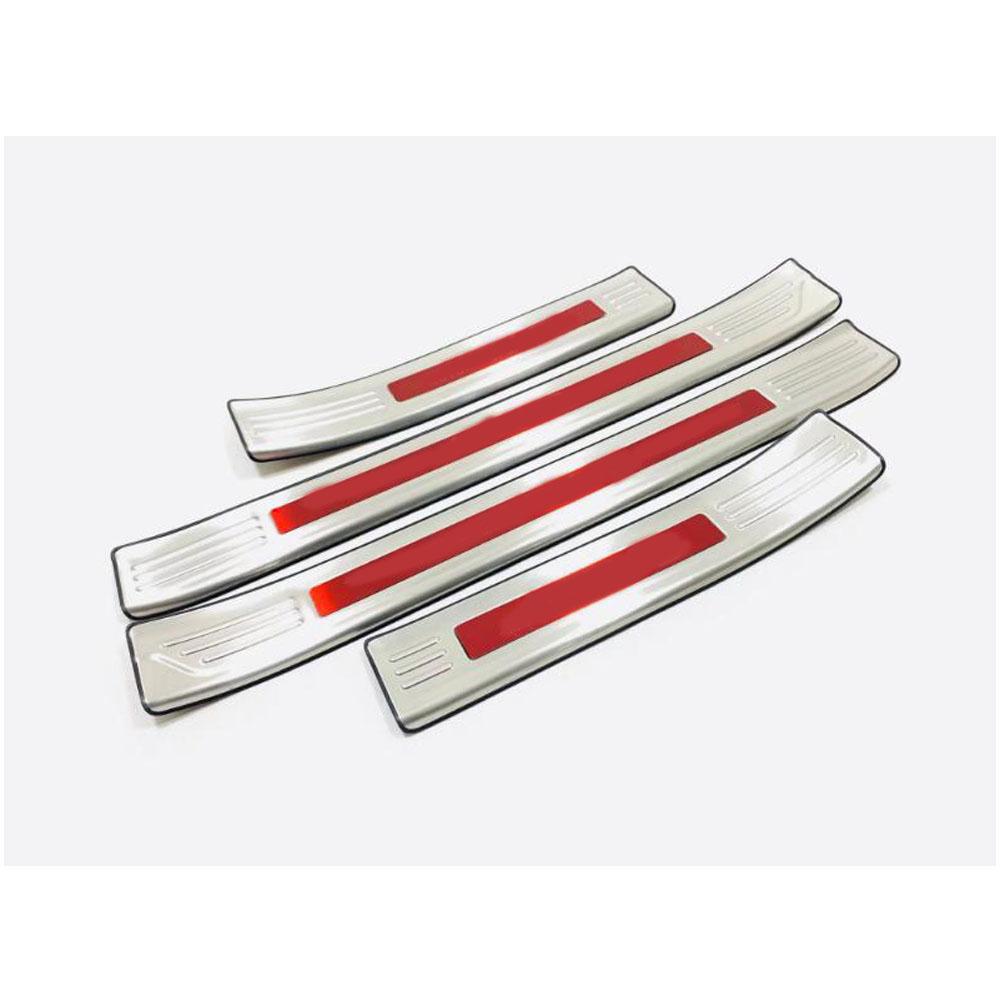 For Mazda 3 Mazda3 Axela M3     Car Stick Stainless Steel Pedal Door Sill Scuff Plate Cover Outside Threshold