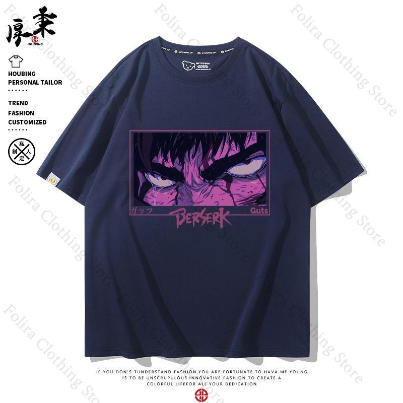 

Аниме Берсерк Принт Футболка Streetwear Летний Топ Хлопковая Футболка с Коротким Рукавом Повседневная Футболка для Женщин Унисекс Одежда Унисекс Футболка S