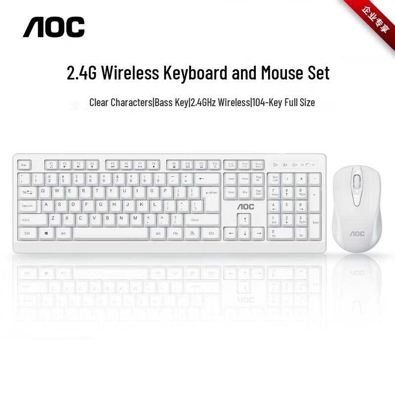 AOC KM210 Wireless Keyboard and Mouse Combo