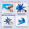 129pcs Red White and Blue Balloon Garland Arch Kit Independence Day Graduation Baseball Birthday Party Room Decoration Supplies