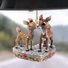 Tree Acrylic Christmas Decoration Pendant For Home And Car Backpack Gift Ornament Stylish
