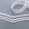 1.7Cm Barcode Lace Accessories Polyester Ribbon Beads Water-Soluble Embroidery, Curved Lace Wavy Lace