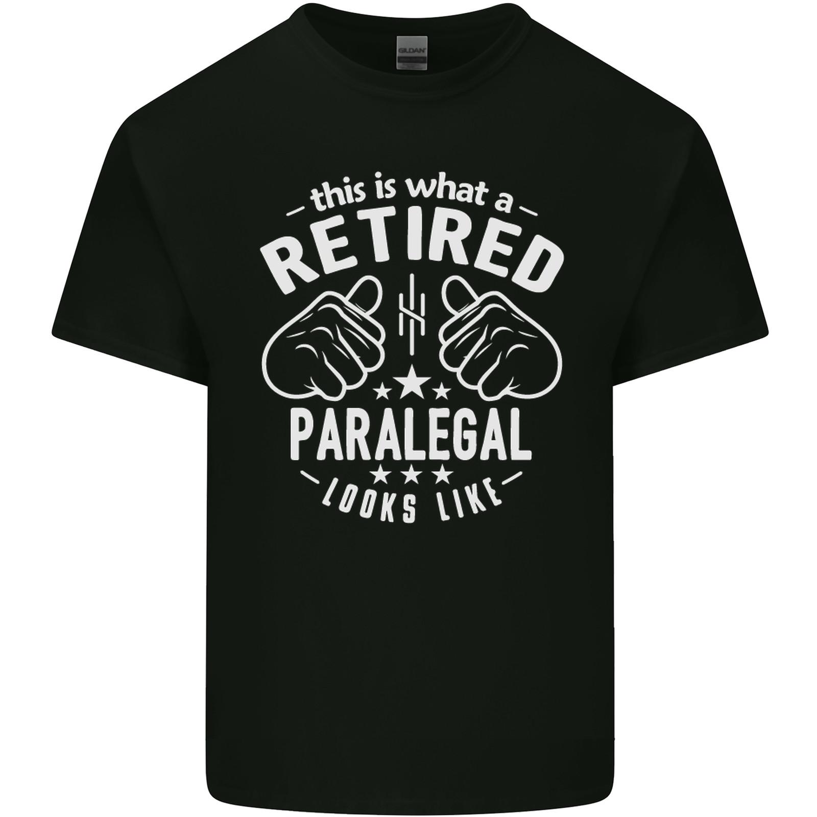

This Is What a Retired Paralegal Looks Like Mens Light Cotton T-Shirt Mens Womens Tees Top M