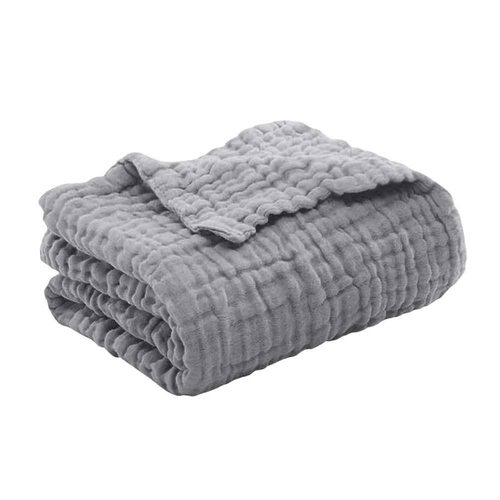 Natural Cotton Muslin Blanket Summer Cool Soft Bed Cover Thin Comfortable Portable Travel Blanket Bedding Bath Towel Picnic Pads