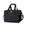 Large Capacity 35L Cooler Foldable Cooler Shopping Basket Soft for Black Bag, Box, Bag, Cooler, Waterproof, Outdoors, Camping, Shopping,