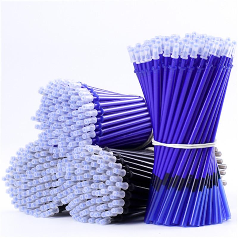 Tip Press Type Erasable Gel Ink Pen 0.5mm Smooth Waterproof Writing Pens Portable Stationery Supplies for Notebook Note Taking