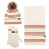 AQ Jacquard Scarf, Hat & Gloves Set