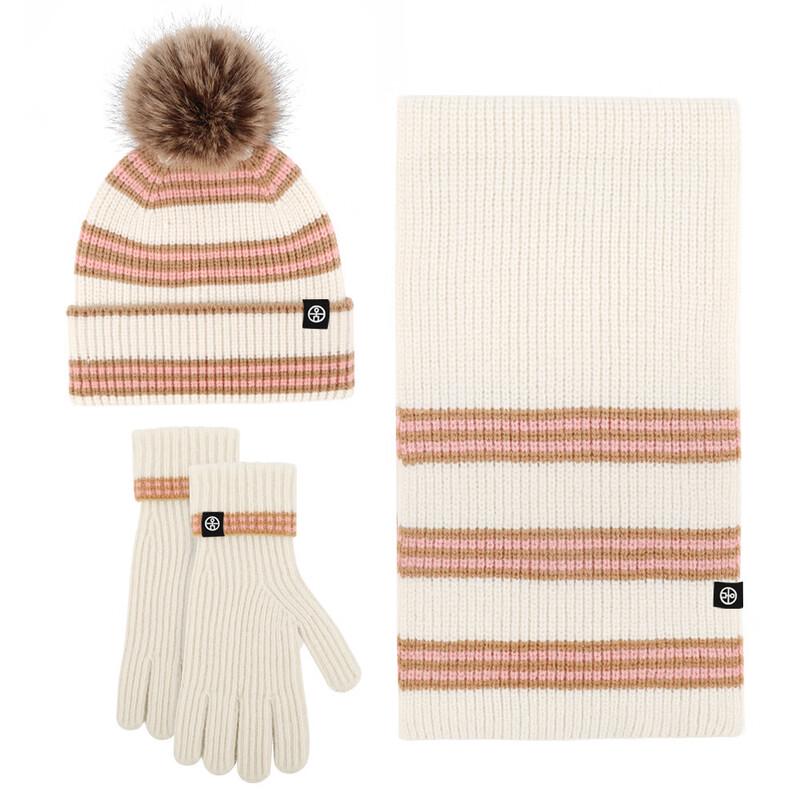 AQ Jacquard Scarf, Hat & Gloves Set