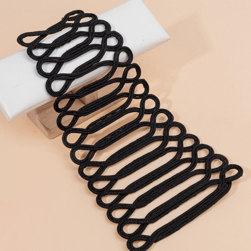 Trapezoidal Uniform Knot Button Baroque Cord Embroidery Applique Sew on Patch Dance Costume