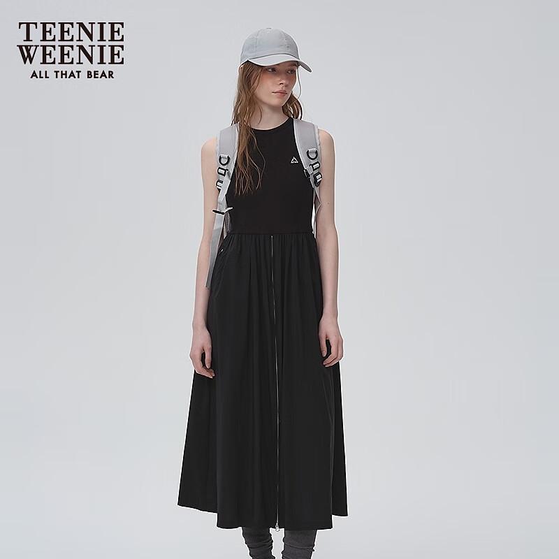 

Teenie Weenie Women s Bear Patchwork A-Line Dress M