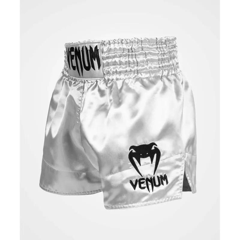 Pantaloncini Muay Thai Classici Venum Argento/Nero M