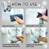 9 PCS/Set Of Christmas Electrostatic Glass Window Stickers Home Decoration Stickers Merry Christmas Scene Decoration Stickers