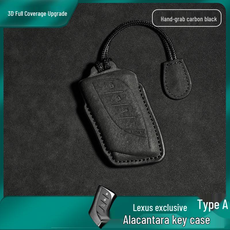 Compatible Lexus Key Case for ES200, RX300, ES300h, NX200, UX, LS - Suede Cover