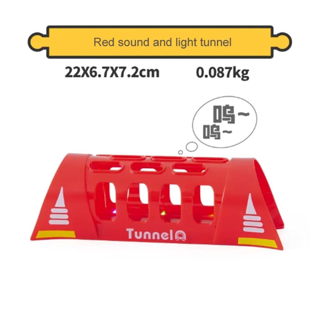Wooden Train Track Scene Building Accessories Cave Tunnel Compatible with Thomas Tank Engine Track Toys Ages 3-6