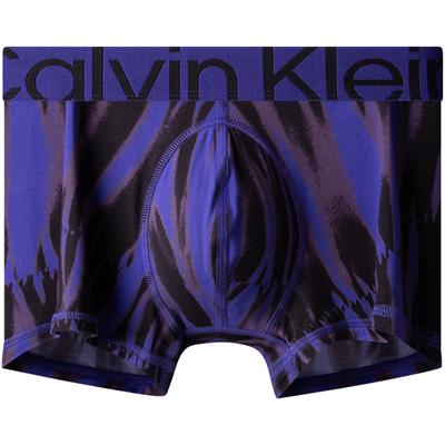 Boxer da uomo in jacquard con stampa alla moda anti-sfregamento intimo Blu Nero NB3663FRJ