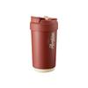 Supor 450mL Ceramic Insulated Portable Mug with Straw