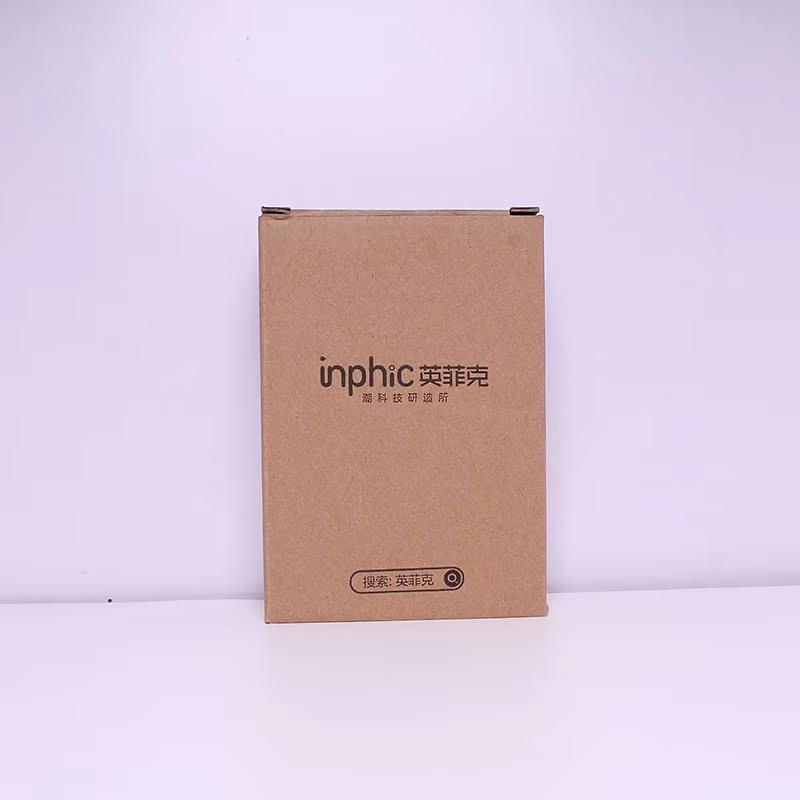 Inphic W2 Gaming Mouse Silent Click USB Optisk kablet mus 4800DPI Ergonomiske mus 6 programmerbare knapper RGB Breathing LED PC