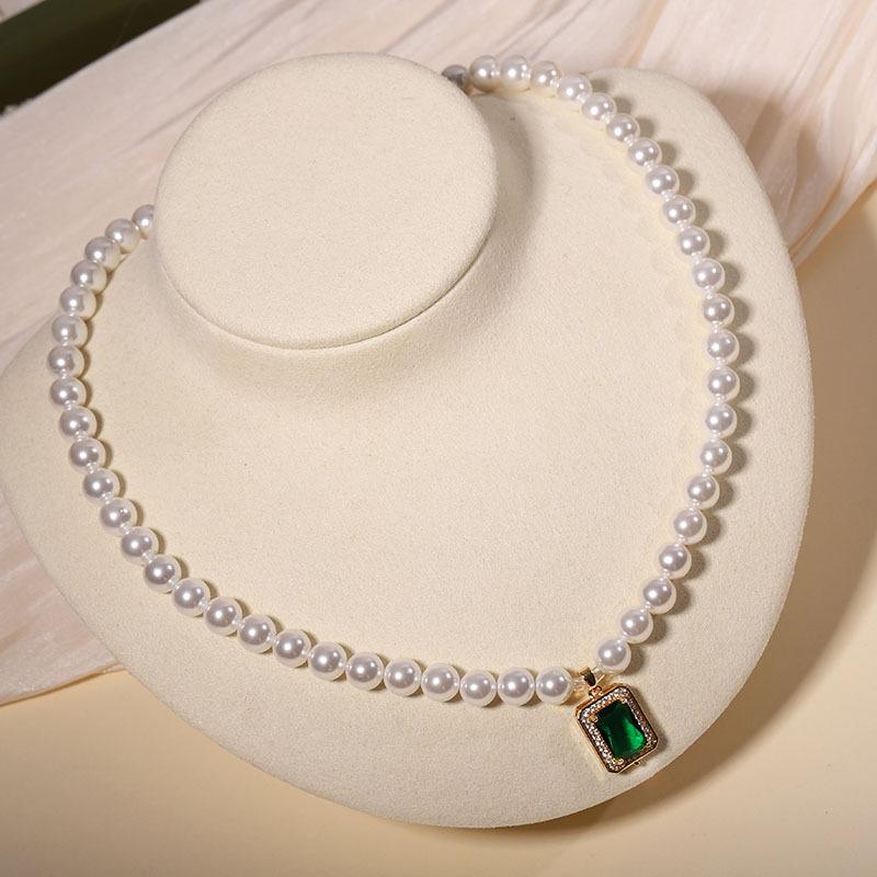 Natural Shell Pearl Necklace - Women's Clavicle Chain Set for Mother's Day Gift