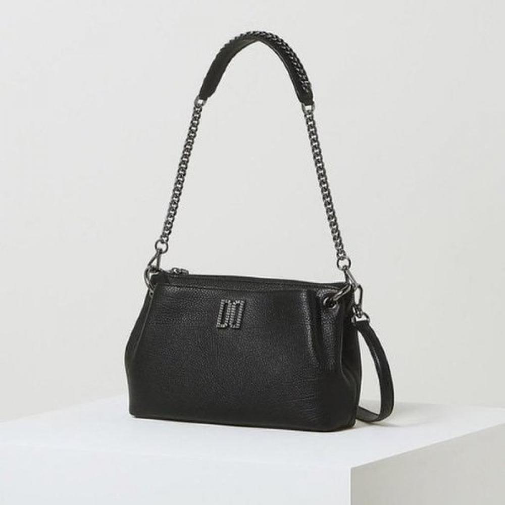 

DakS Black Antique Dd Leather Shoulder Bag S Dcba5e345bk Single option