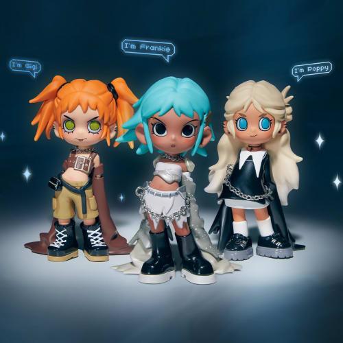 POP MART Lil Peach Riot Loading! Series [1 Piece] Pop Mart Gachapon Blind Box Figure Plastic Model Premium Toy PVC Soft Vinyl Original Character Birth