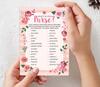 Inkdotpot Bachelorette Party Games Set Bundle Of 4(50 Sheets Each) w Miss to Mrs Gold Banner Floral Fun Bridal Shower Games