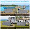 E-POWO Foldable Solar Panel 110/220/400W Mobile Solar Charger for Power Supply Laptop Solar Generator Fishing Powerstation 4