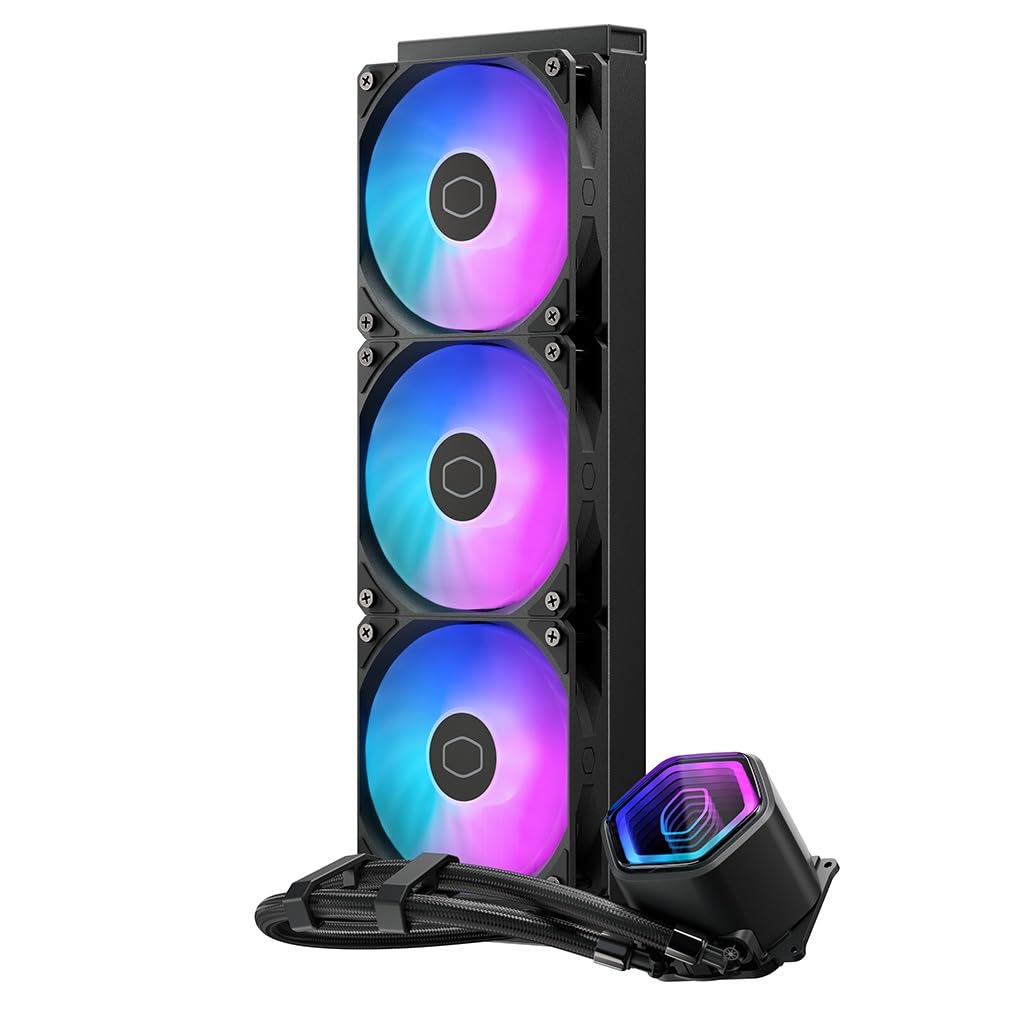 Cooler Master MasterLiquid Core II 360 Schwarz ARGB X6G2 Flüssigkeits-CPU-Kühler FN2620 All-in-One MLW-D36M-A18PA-J1