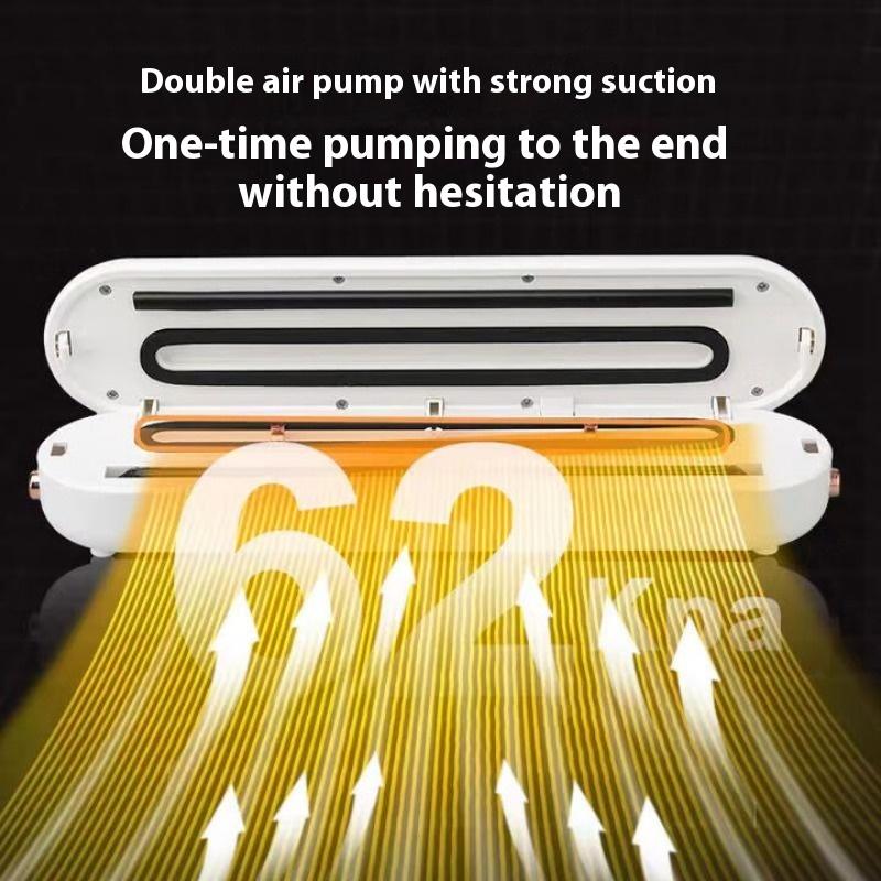 Vacuum Sealing Machine Automatic Vacuum Machine Sealing and Fresh-keeping Packaging Household Vacuum Sealing Machine