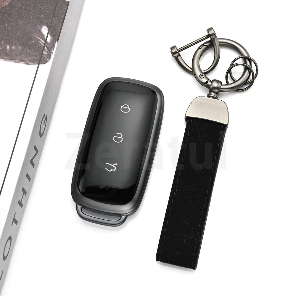 Auto Keyless Shell Full Cover Gun Grey For Geely Galaxy L6 A7 E8 M9 Starship 7 Car Specialized Car Key Case Protective Cover