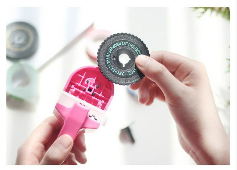 Mini Manual Embossed Label Printer - Korean Motex Style