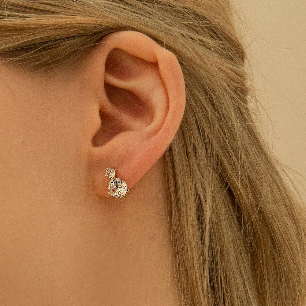 Pre338 [Silver925] Crystal Drop Ring