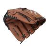 Sport Baseballhandschuh für Erwachsene Jugendliche Leder Atmungsaktiv Baseball Softballhandschuh für Training Braun 24.1cm 9.5in