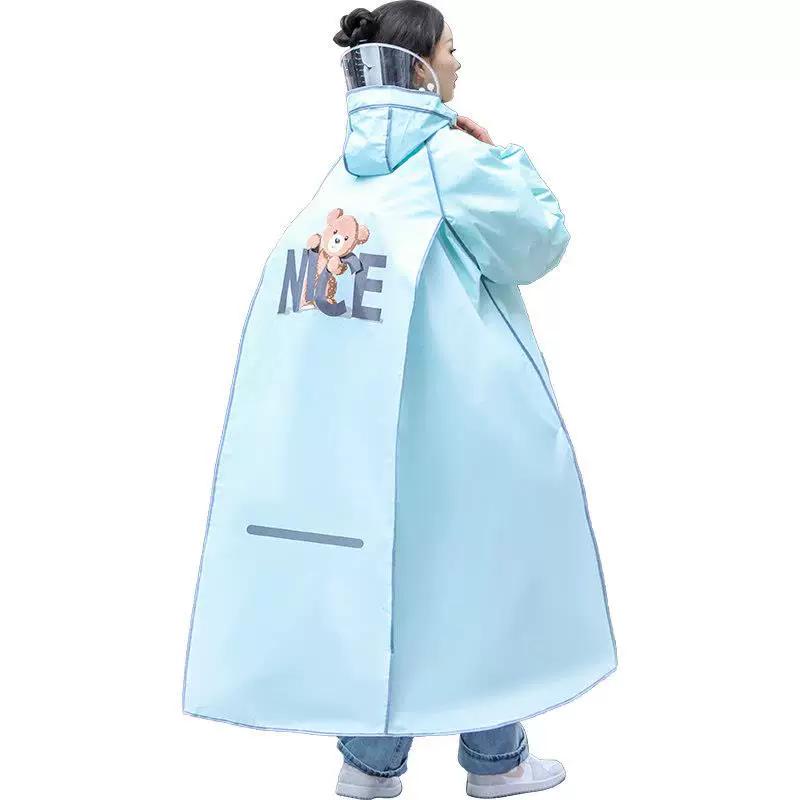Women's Long Raincoat 2025 New Model Set Full-Body Storm-Proof Rain Poncho for Electric Scooters and Bicycles, Single-Person Adult Raincoat