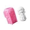 J0MC Little Girl Statue Silicone Molds for Epoxy Resin Princess Figurine Gypsum Silicone Mold Soap Making Molds