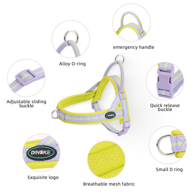 Dog Leash Saddle Walking Dog Strap Small and Medium Sized Dog Corgi Bichin for Summer Outings