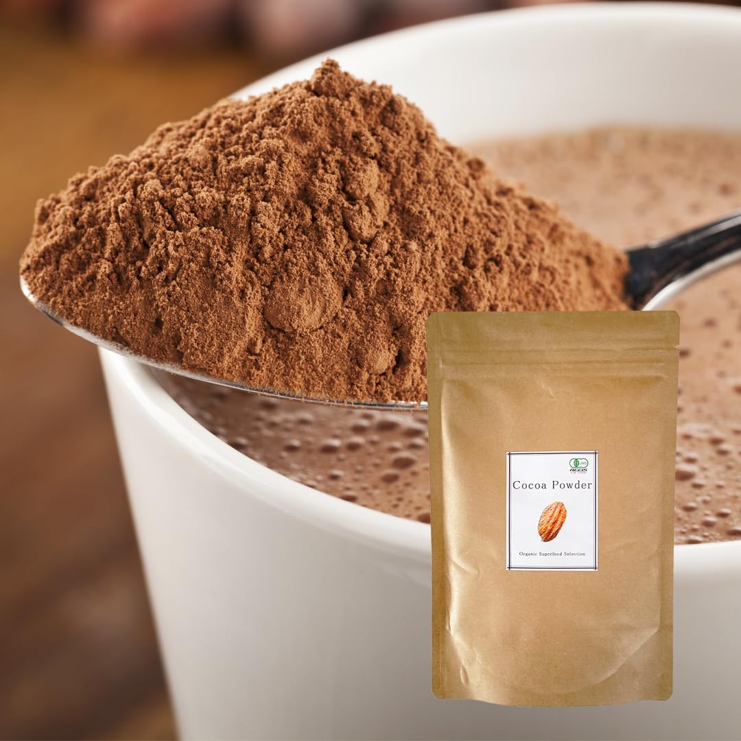 

Розовое Какао Чистое Нет Органическое Низкое Сделано в Японии Порошок Сан та, Какао, Несладкое, Органическое, 100г, Добавки, Необработанное щелочью, JAS, Жир,