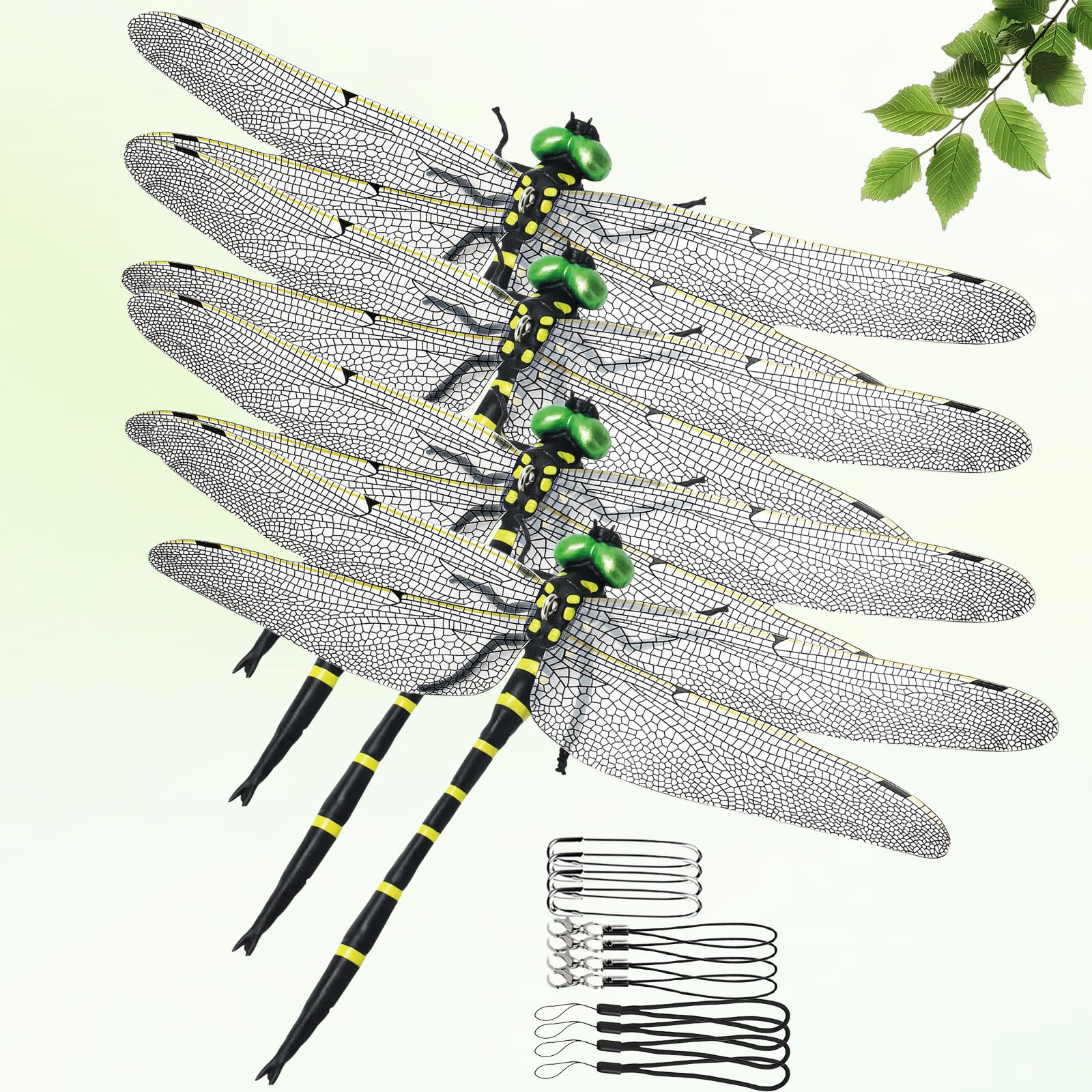 

16cm Extra Large Onyanma Pro Insect Authentic Lifelike Insect Animal Dragonfly PVC Cell Phone Fishing Balcony Stream Indoor and Outdoor Decoration