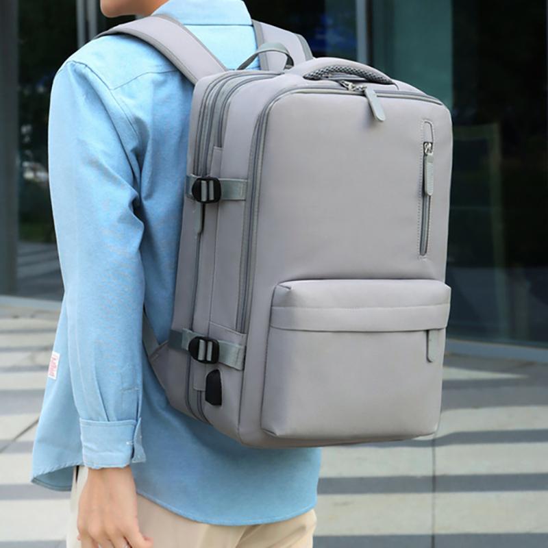 2025 New Waterproof Travel Backpack Large-Capacity Multi-Functional USB Computer Business Bag Macaron Backpack Lightweight Expandable Schoolbag