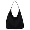 Women's Suede Shoulder Bags Large Capacity Bag Simple and Casual Basic Style Sewing Line Hasp
