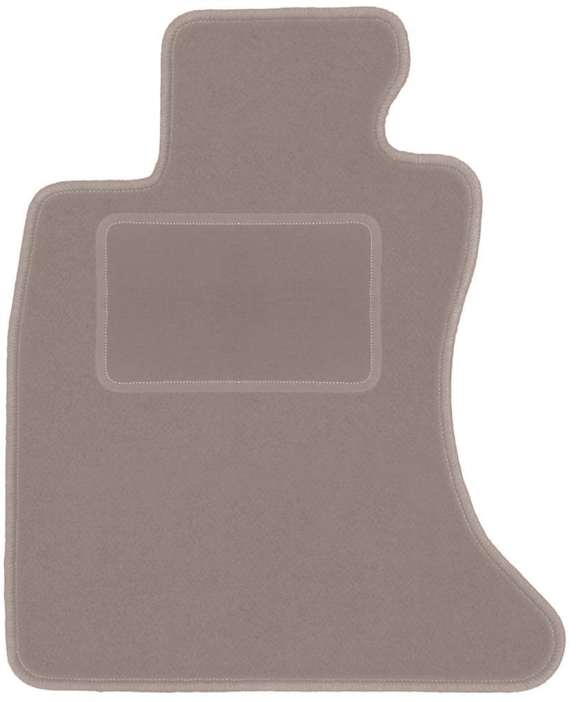 Beige driver's mat for: BMW 5 F10 FL xDrive sedan (2013-2017)