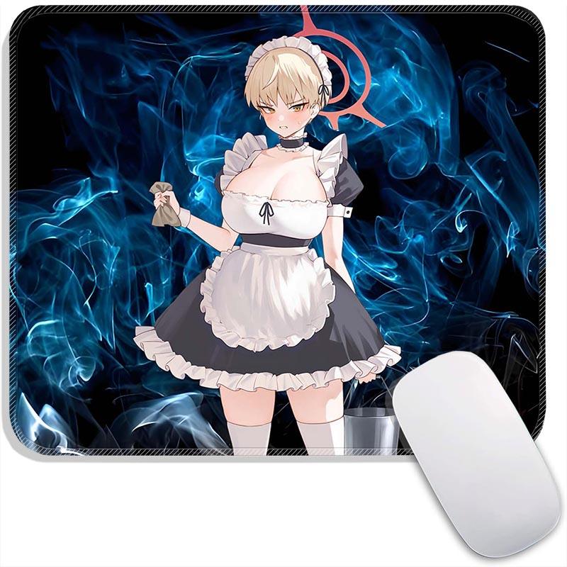 Anime Mouse Pad Small Gaming Mousepad Azusa Aris Himari Marina Iori Gamer Standard MousePads PC Compact Non-Slip Office Mousemat