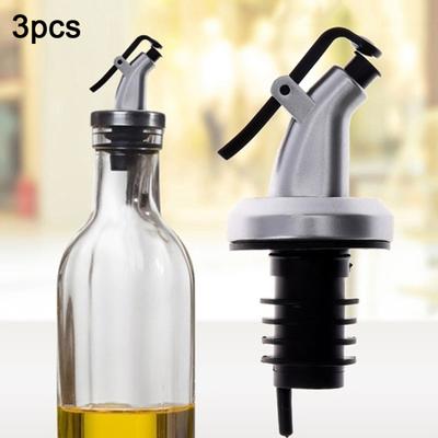 3Pcs Öl Essig Flasche Stopper Auslauf Dicht Düse Dispenser Wein Ausgießer