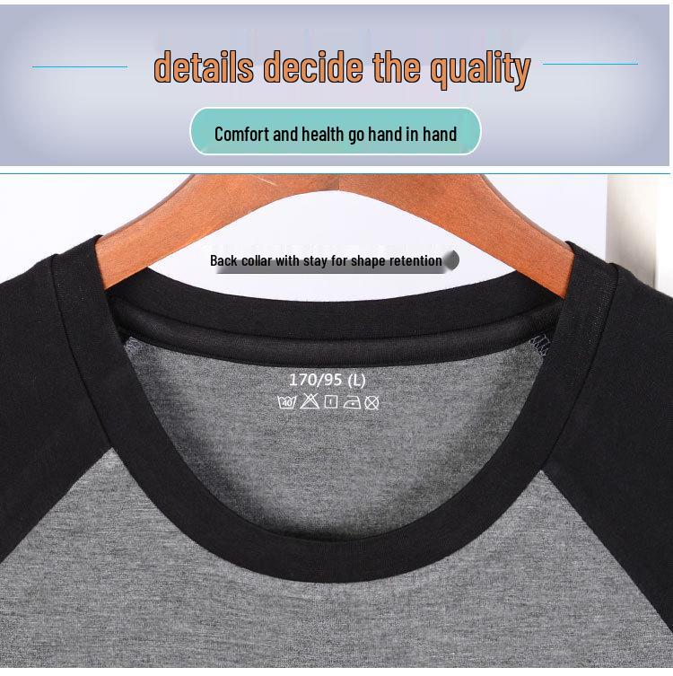 Men's Modal Pajamas Summer Sleepwear Set