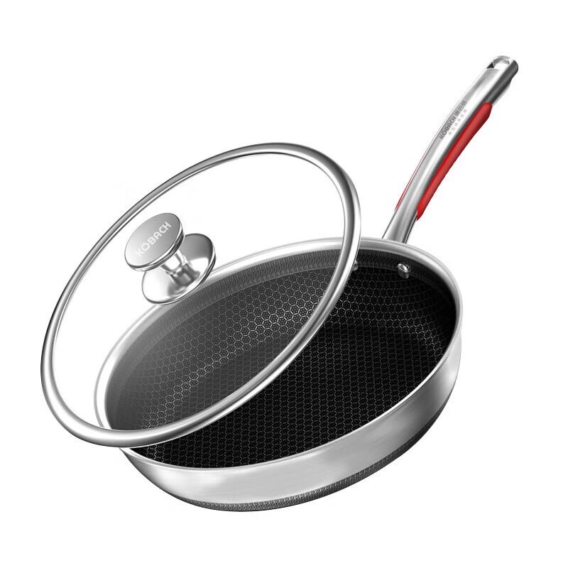 KOBACH KGQ-J26S Non-stick 430 Stainless Steel Wok