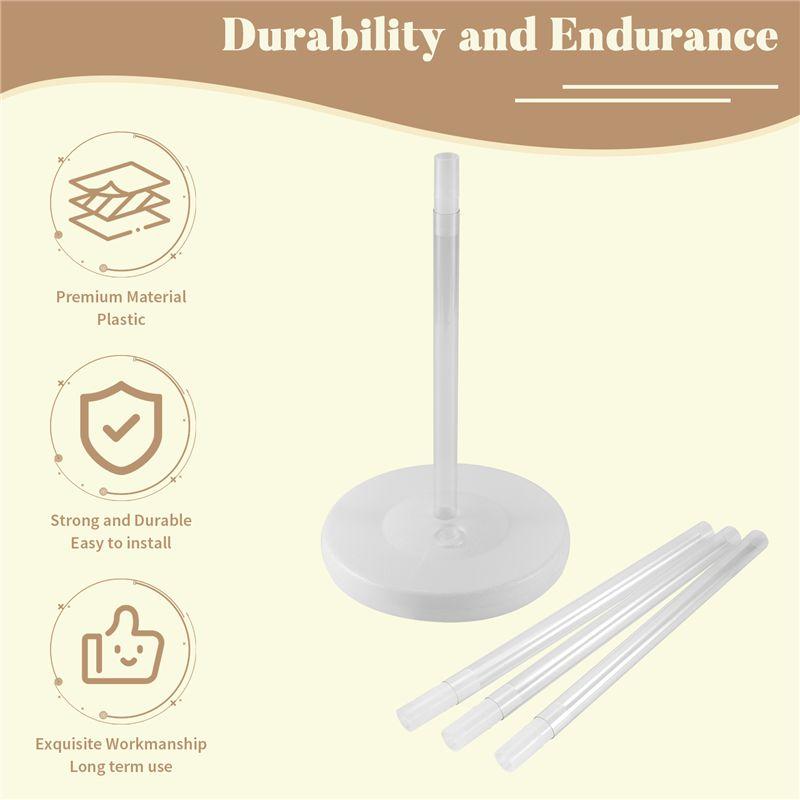 M-Modern-Plastic Balloon Arch Column Stand With Base Kits Wedding Birthday Party Decor