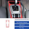 Per Porsche Cayenne 2003 2004 2005 2006 2007 2008 2009 2010 Pannello Adesivo Leva Cambio Console Centrale Morbido in Fibra di Carbonio / PVC