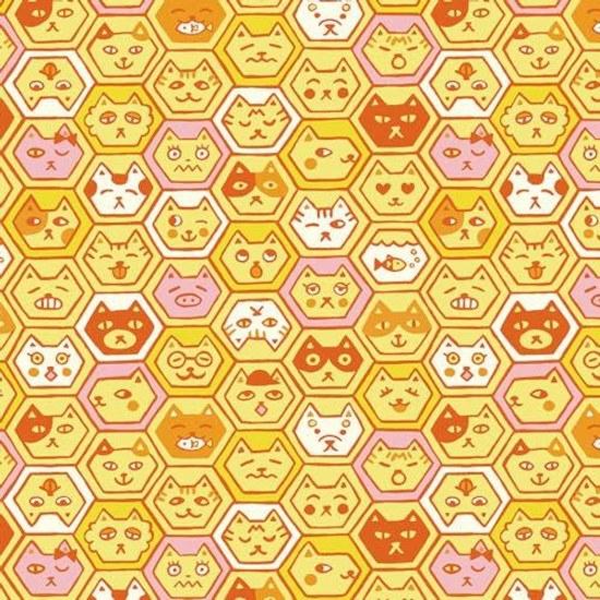 Toyo Origami Cat Pattern Chiyogami 15cm Square 8 Designs 40 Sheets 5182