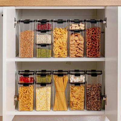 460/700/1300/1800 ML Lebensmittelaufbewahrungsbehälter Kunststoff versiegelte Dosen Küchenaufbewahrungsbox Transparente Lebensmittelkanister Lagertanks